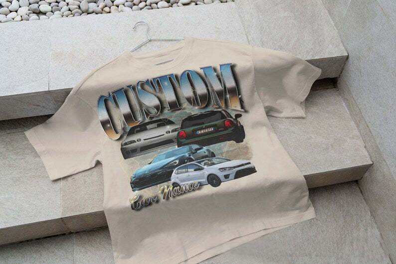 Custom Car Photo Vintage T-Shirts