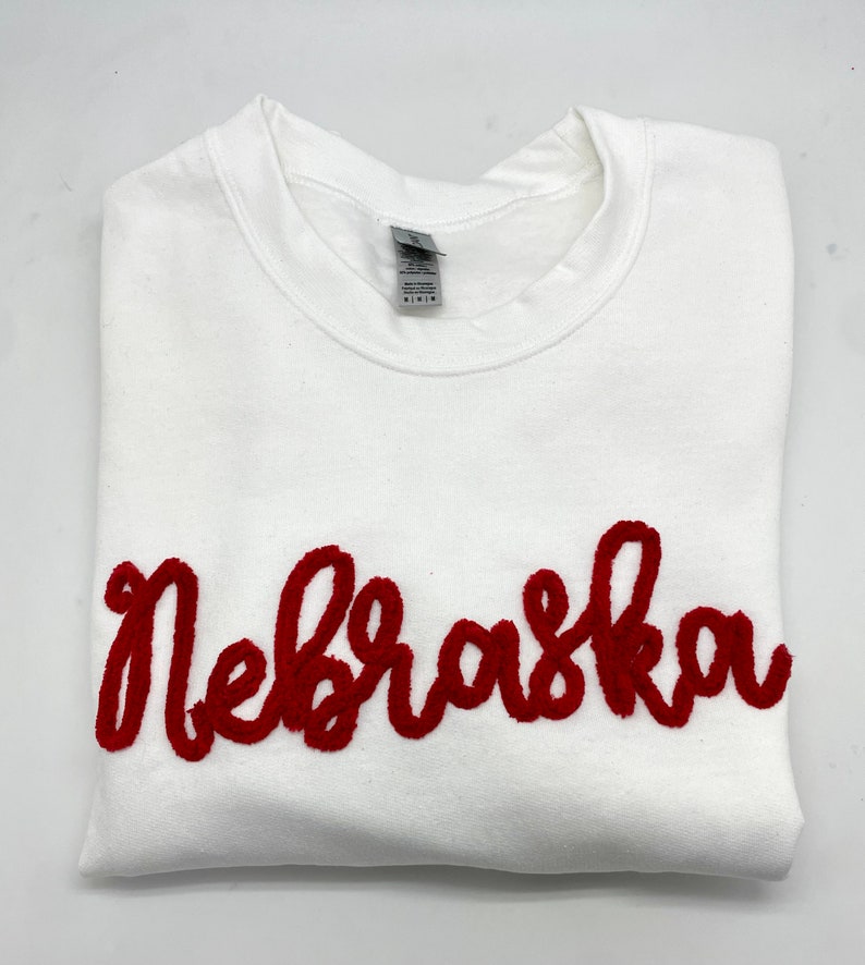 Chenille Letter Sweatshirt Team Sports Shirts Spirit wear Sports Mom Spirit Shirts Team Mom Fuzzy Letters for teacher