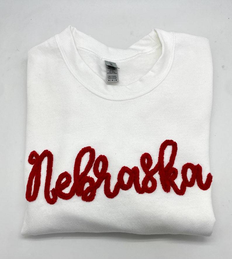 Chenille Letter Sweatshirt Team Sports Shirts Spirit wear Sports Mom Spirit Shirts Team Mom Fuzzy Letters for teacher