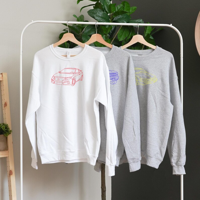 Custom Embroidered Car Sweatshirt