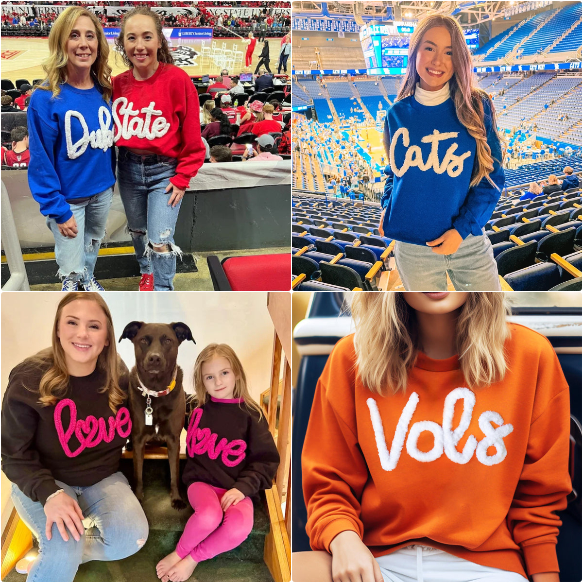 Custom Chenille Team Sweatshirt