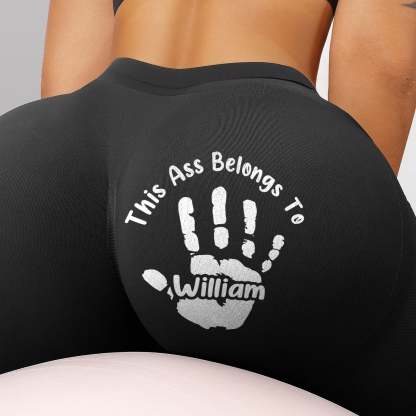 This Ass Is Taken - Naughty Gifts For Wife - Personalized Leggings