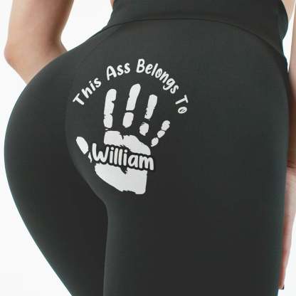 This Ass Is Taken - Naughty Gifts For Wife - Personalized Leggings