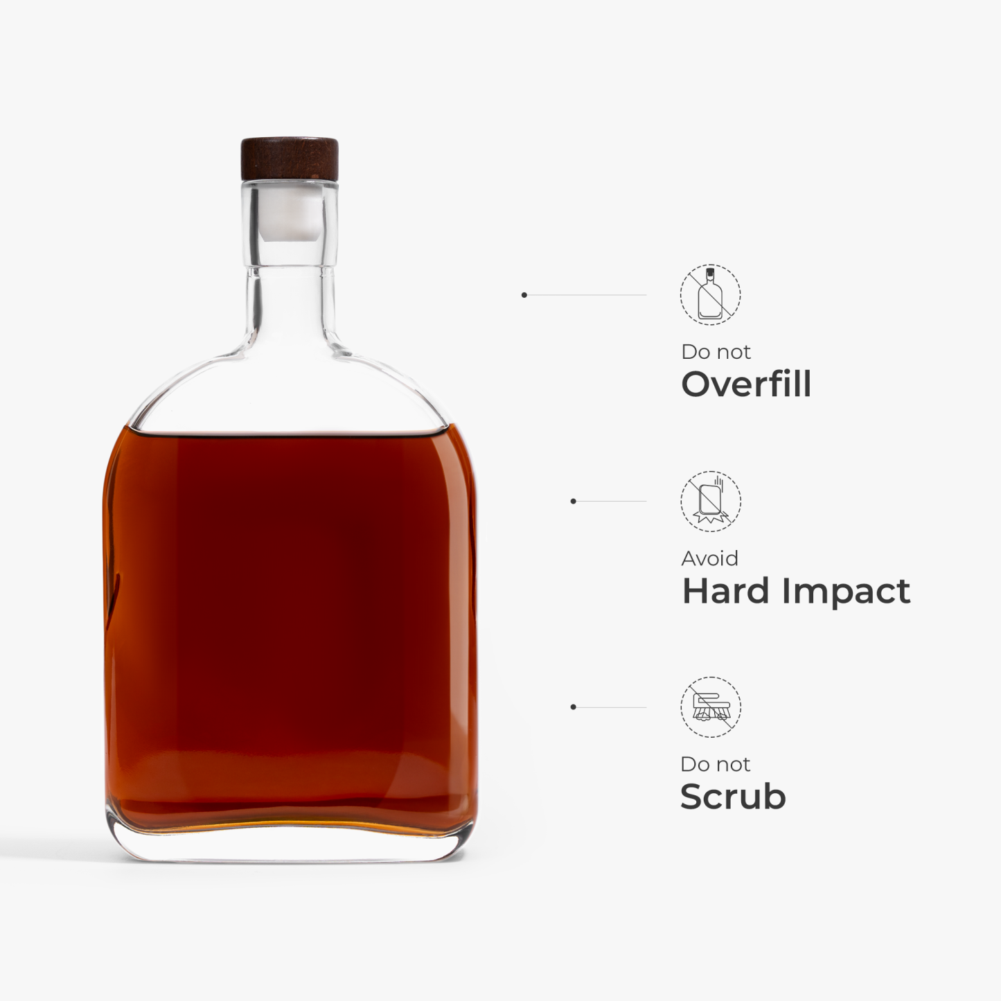 Personalised Fist Bump Whisky Bottle Father's Day Gift for Dad/Grandad/Papa