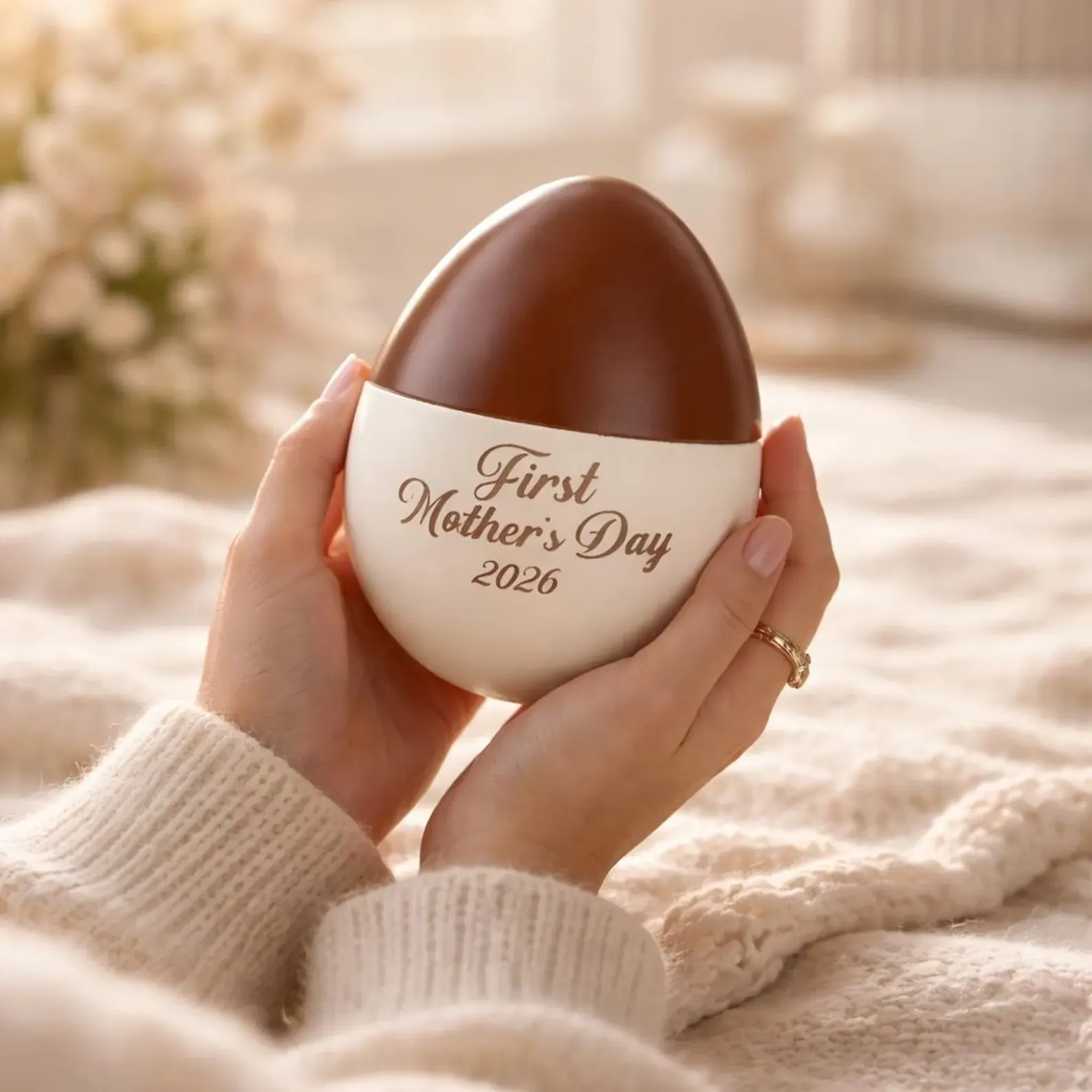 First Mother’s Day memory box to store baby keepsakes and special moments 