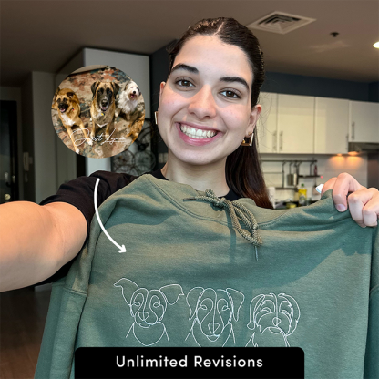 Custom Pet Avatar Hoodies-Best Gift For Pet Lover