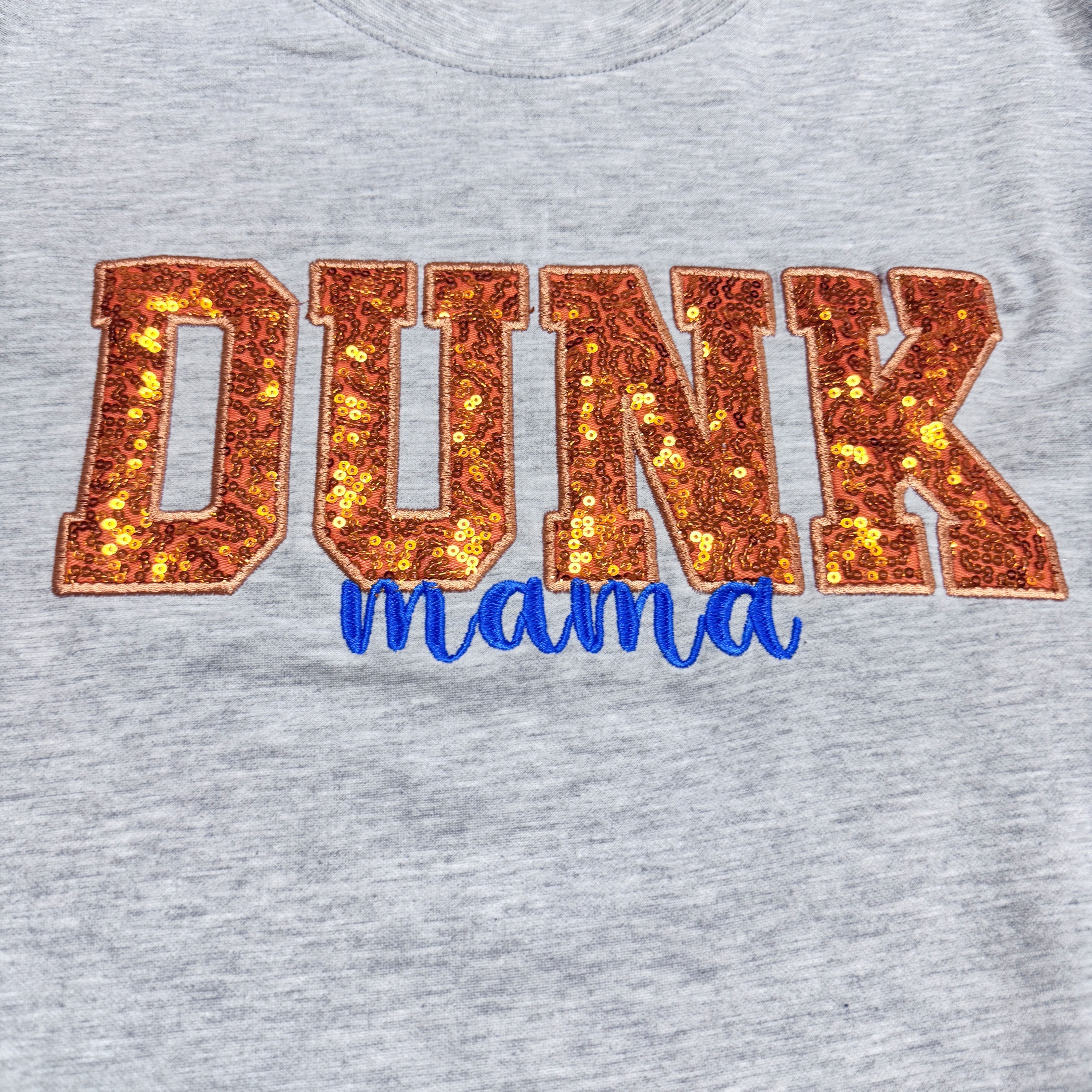 Personalized Sports Mom Sweatshirt Sequin Embroidery with Side Bows