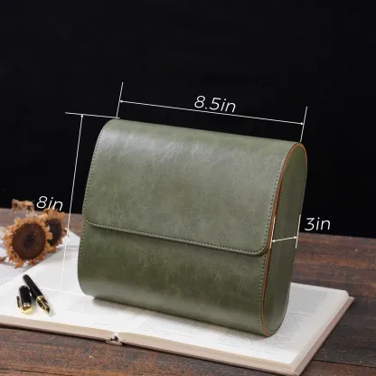 Compact watch roll travel case for easy and portable watch storage