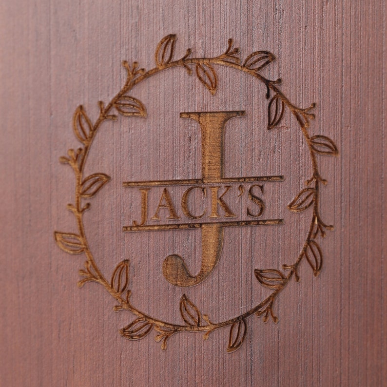 Personalized Embossed Named Wooden Whiskey Dispenser丨Engraved Alcohol Dispenser丨Home Bar Decor丨Beverage Dispenser丨 Fathers Day Gift-Creatgifts