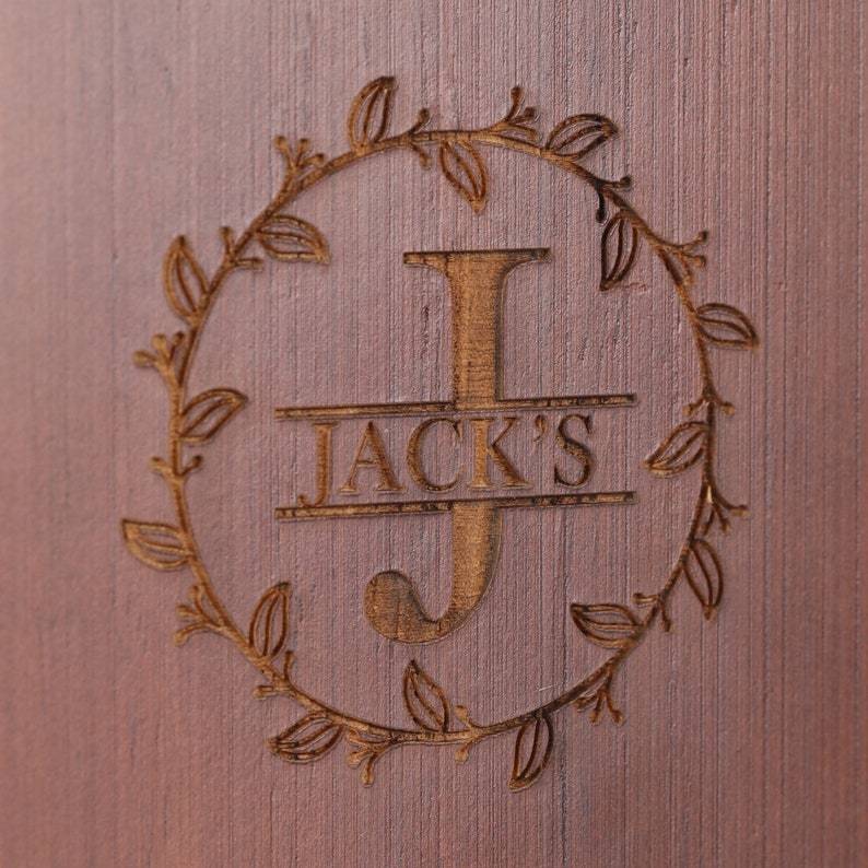 Personalized Embossed Named Wooden Whiskey Dispenser丨Engraved Alcohol Dispenser丨Home Bar Decor丨Beverage Dispenser丨 Fathers Day Gift-Creatgifts