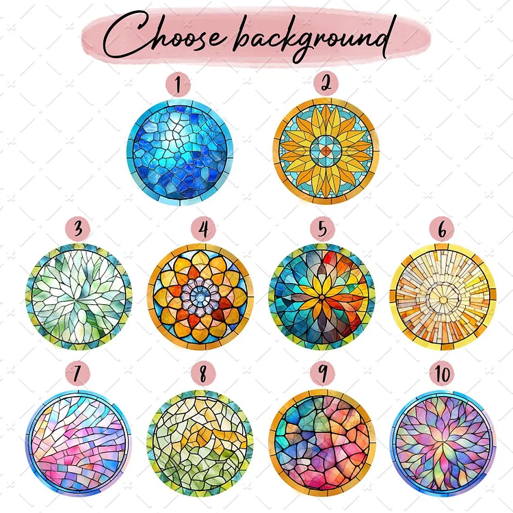 Personalized Grandma Portrait Suncatcher Window Hanging