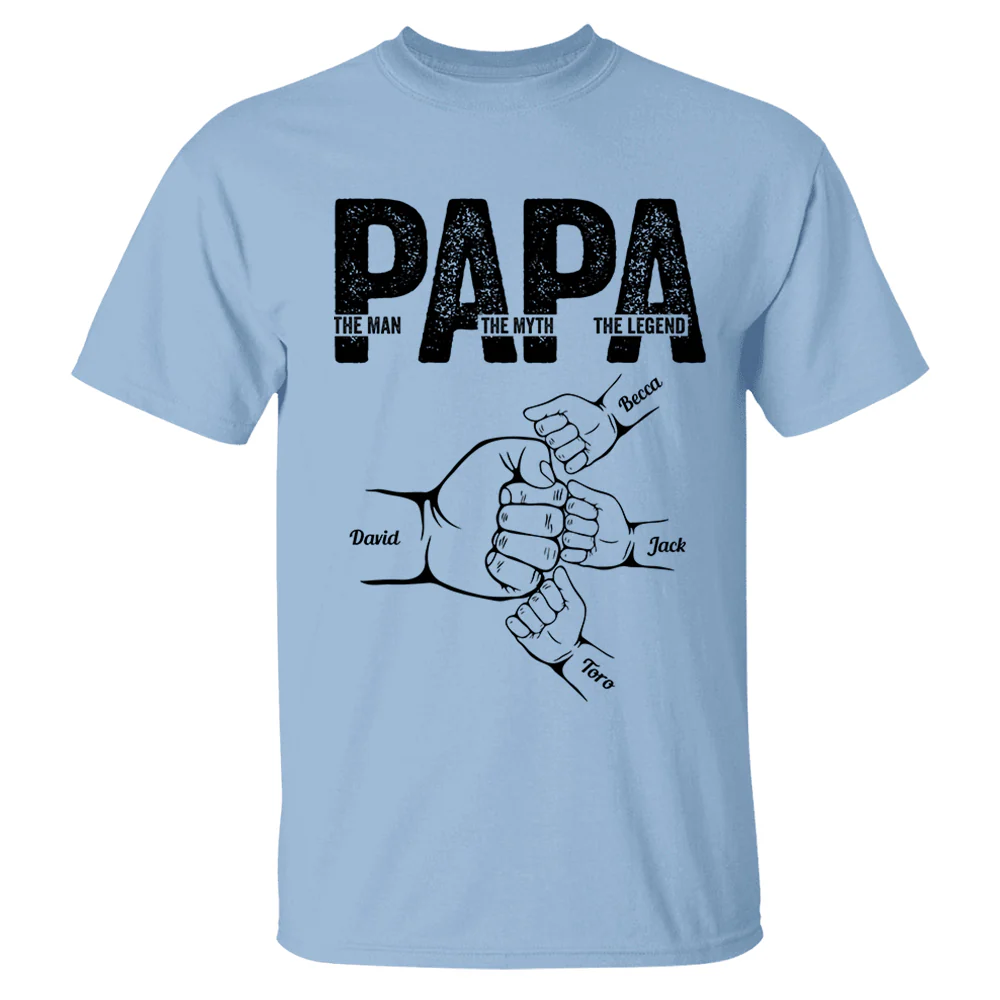 Personalized Dad Shirt, Dad The Man The Myth The Legend, Unique Father’s Day Gift for Dad
