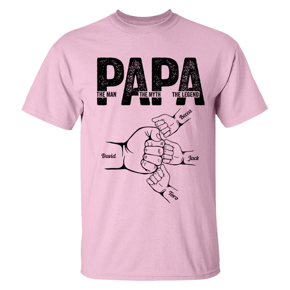 Personalized Dad Shirt, Dad The Man The Myth The Legend, Unique Father’s Day Gift for Dad