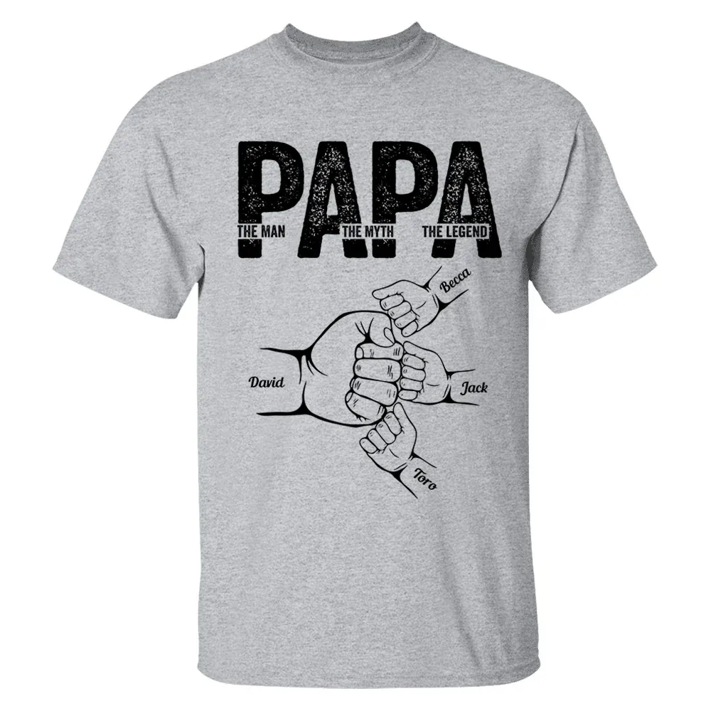 Personalized Dad Shirt, Dad The Man The Myth The Legend, Unique Father’s Day Gift for Dad