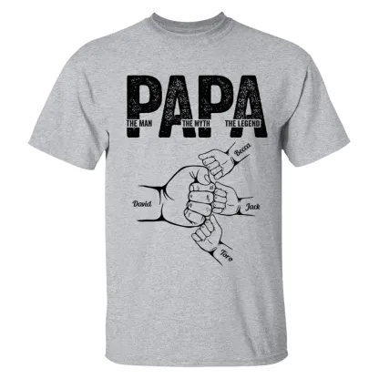 Personalized Dad Shirt, Dad The Man The Myth The Legend, Unique Father’s Day Gift for Dad