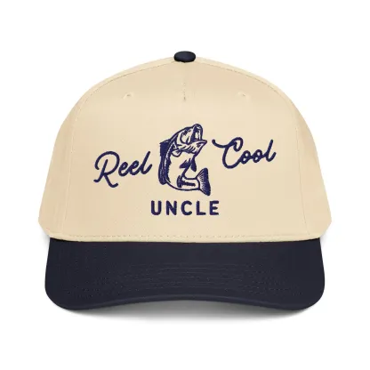 Funny Christmas Gift for Uncle, Reel Cool Uncle Embroidered Hat