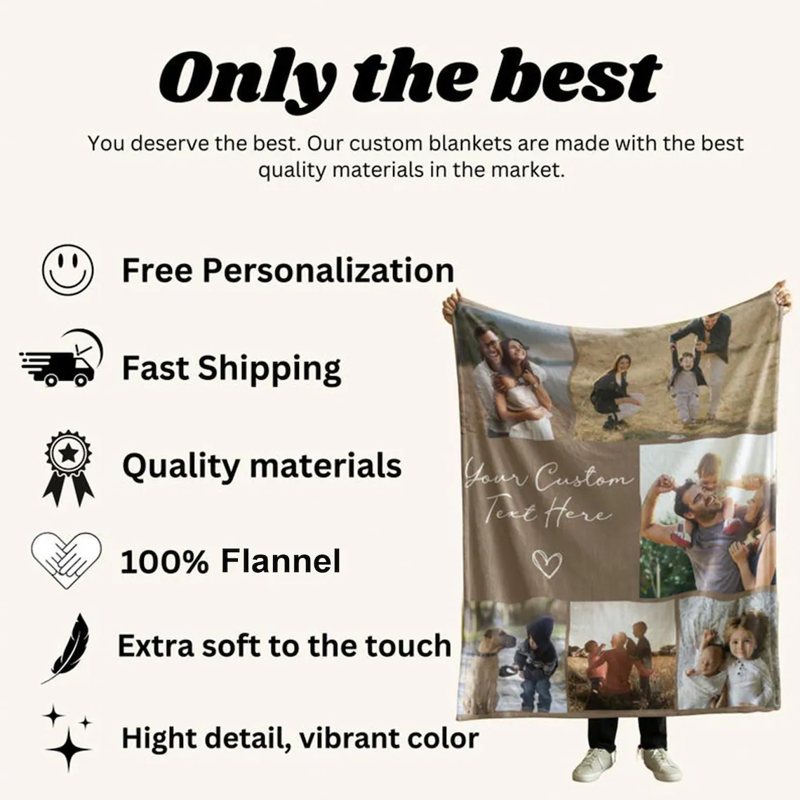 Personalized Dear Mom Blanket, Customized Love And Appreciate Blanket, Mother’s Day Gift, Gift For Mom.Grandma-Creatgifts