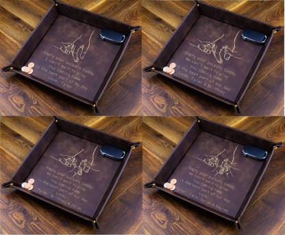 Valet Tray for Dad, Father's Day Gift, Catch All Tray, Custom Valet Tray, EDC Tray