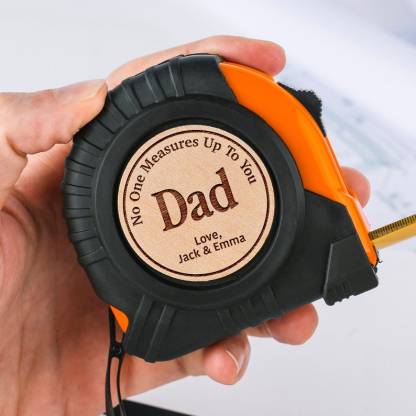 Tape measure gift for dad, No One Measures Up To You, Father's Day Gift