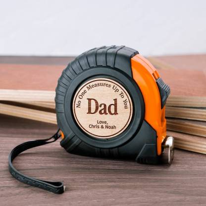 Tape measure gift for dad, No One Measures Up To You, Father's Day Gift