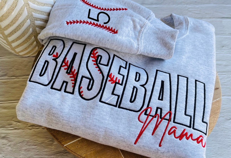  Personalized Baseball Mama Sweatshirt, Hoodie, T-shirt