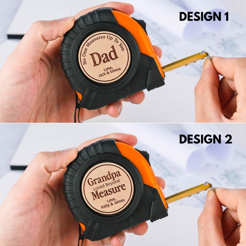 Tape measure gift for dad, No One Measures Up To You, Father's Day Gift