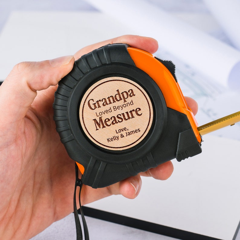 Tape measure gift for dad, No One Measures Up To You, Father's Day Gift