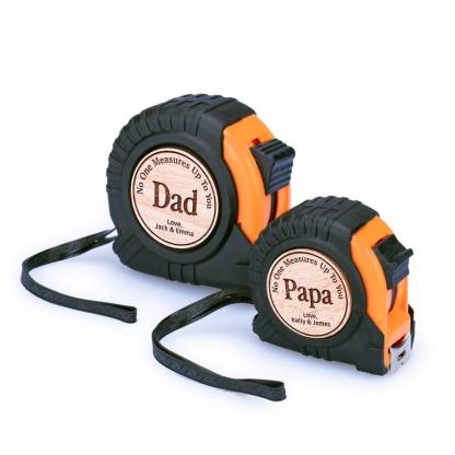 Tape measure gift for dad, No One Measures Up To You, Father's Day Gift