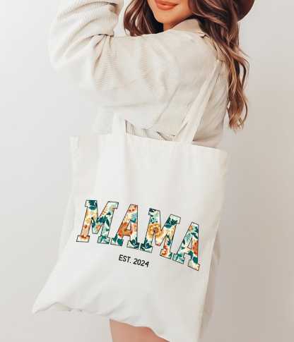 Custom Mama Sweatshirt, Mama Floral Sweatshirt, Hoodie, Tees; Gift for Mother's Day