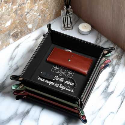 Custom Valet Tray for Dad, Father's Day Gift, Catch All Table Tray