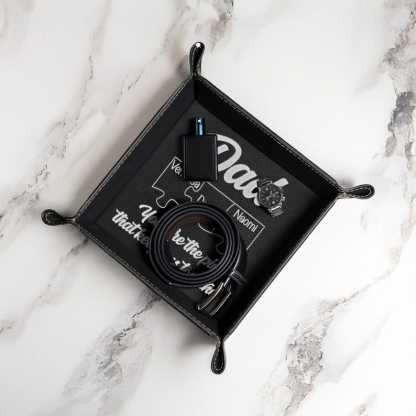 Custom Valet Tray for Dad, Father's Day Gift, Catch All Table Tray