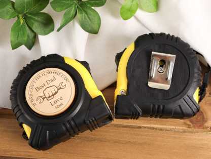 Personalized Tape Measure Gift for Dad, Custom Engraved Tape Measure for Father’s Day