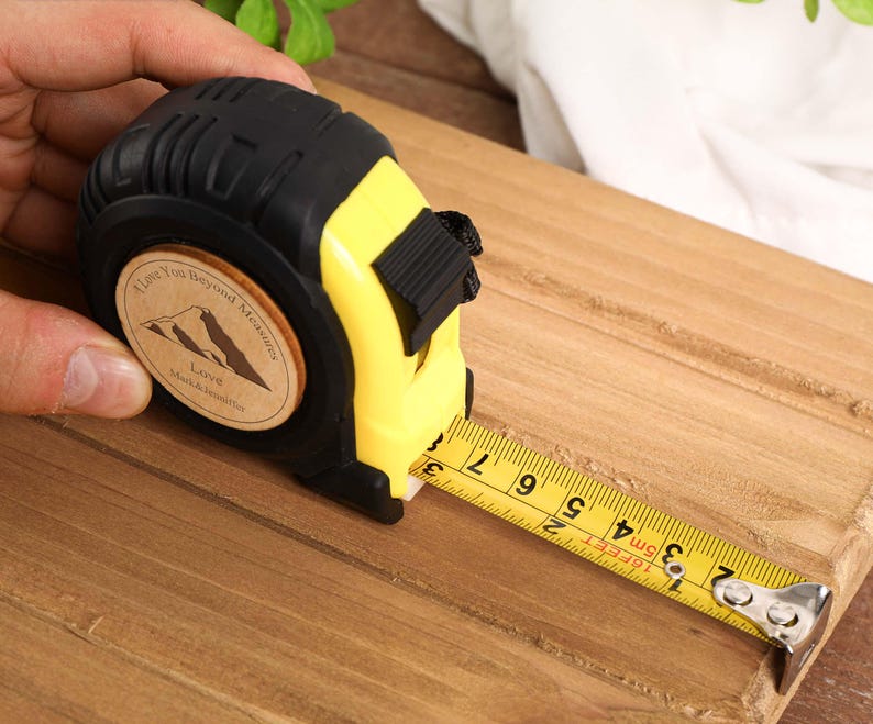 Personalized Tape Measure Gift for Dad, Custom Engraved Tape Measure for Father’s Day