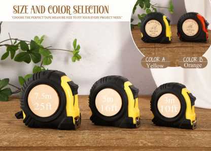 Personalized Tape Measure Gift for Dad, Custom Engraved Tape Measure for Father’s Day