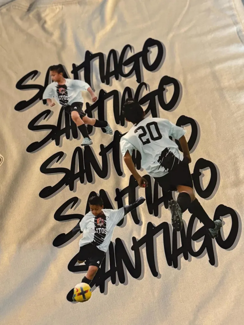 Custom Sports Action Photo Sweatshirt – Your Name, Your Game