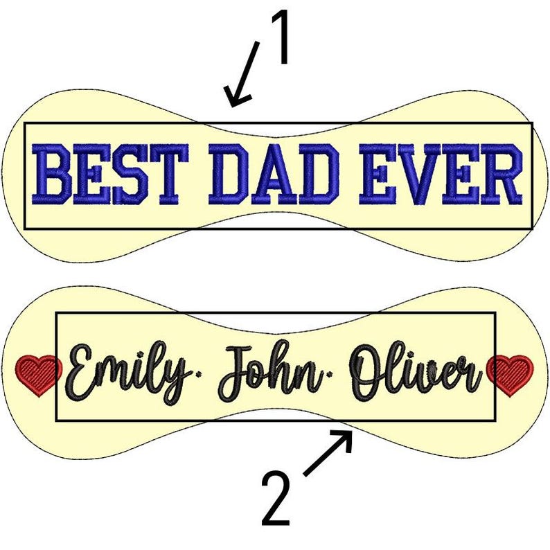 Personalized Embroidered Softball & Baseball | Dad Mom Keepsake Ball | Father's Day Gift from Kids
