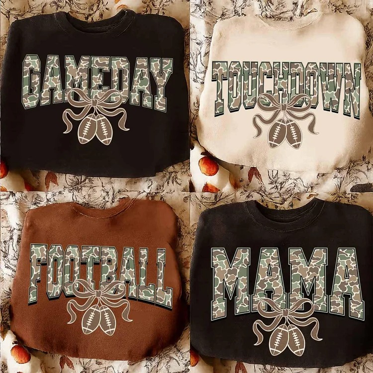 Custom Grunge Football Name Game Day Print Sweatshirt,Sport mama