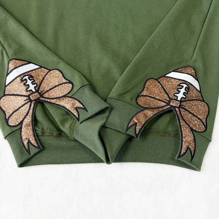 Volleyball Glitter Sweatshirt