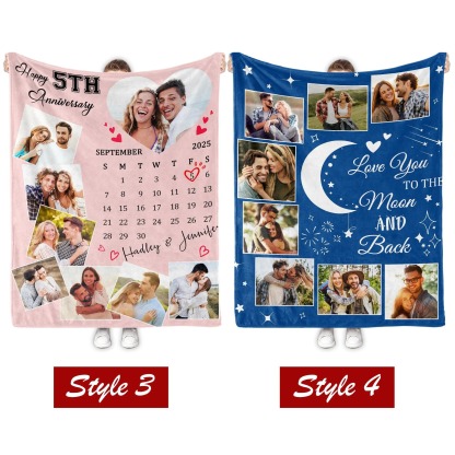 Custom Couple Blanket Photo,Valentine's Day gifts💓