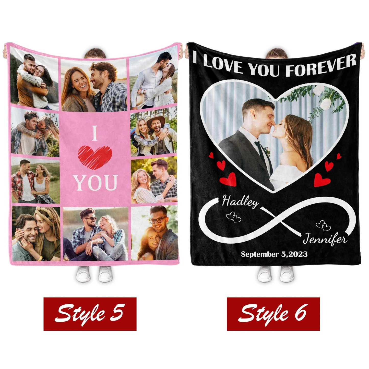 Custom Couple Blanket Photo,Valentine's Day gifts💓