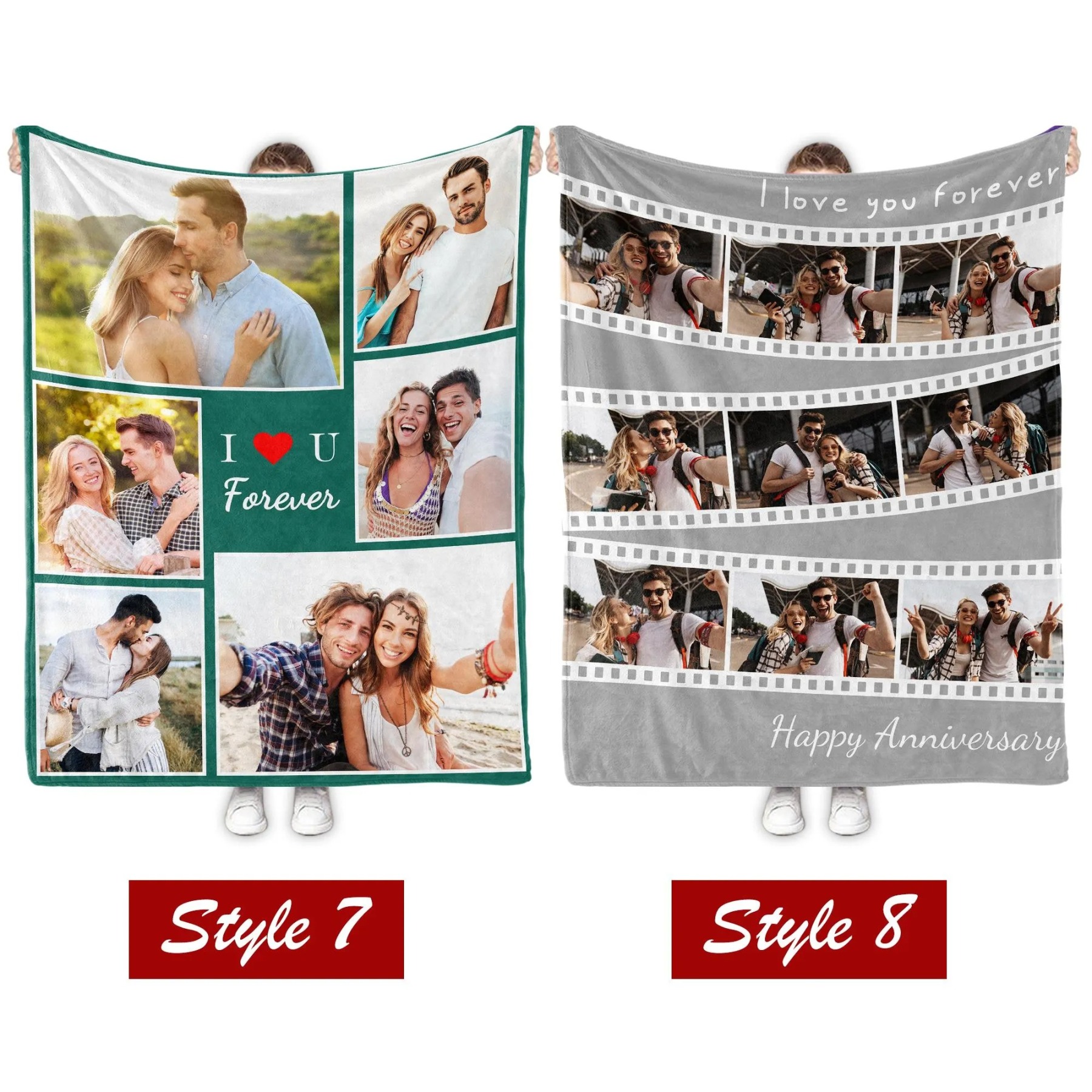 Custom Couple Blanket Photo,Valentine's Day gifts💓