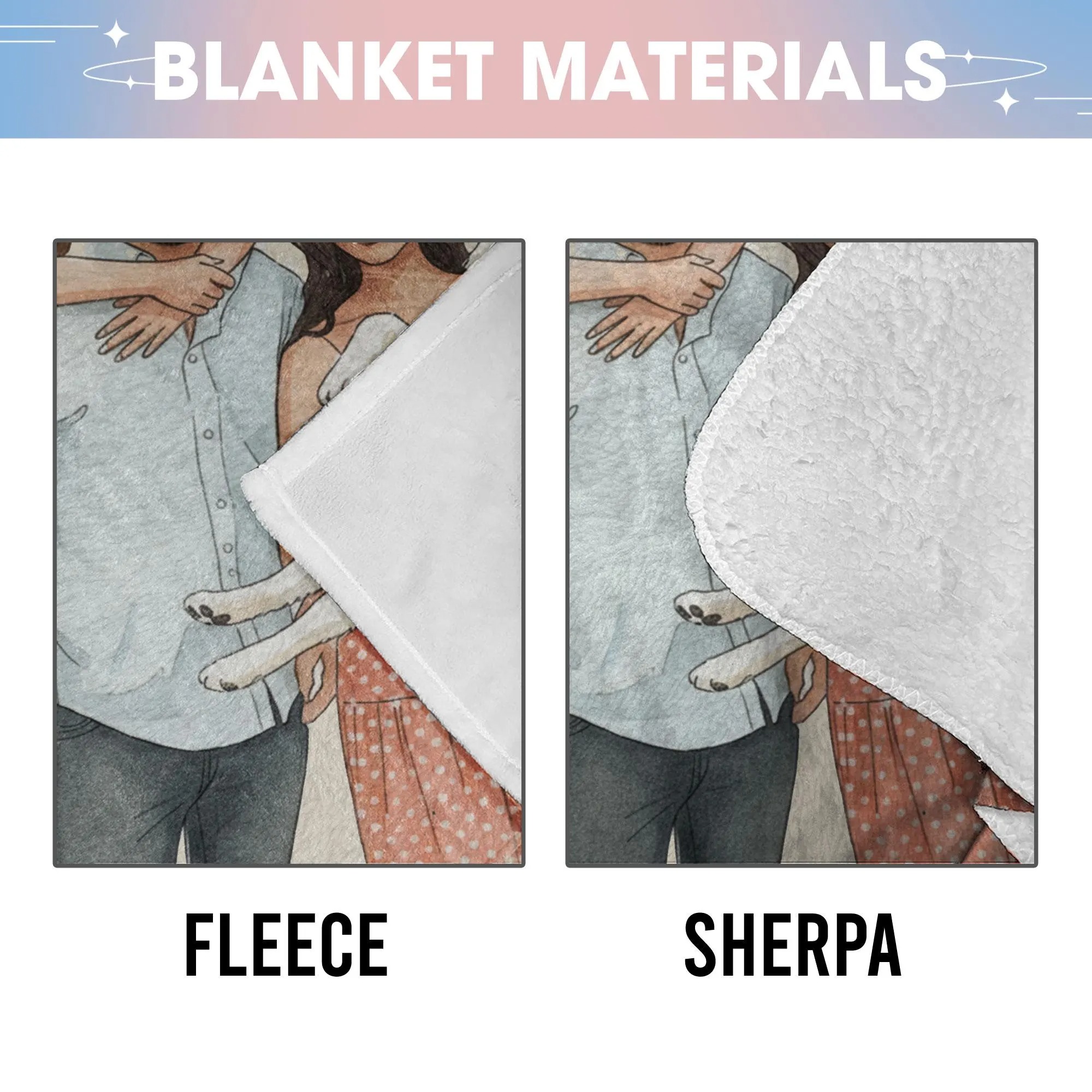 Custom Couple Blanket Photo For Her/Him,Valentine's Day gifts💓