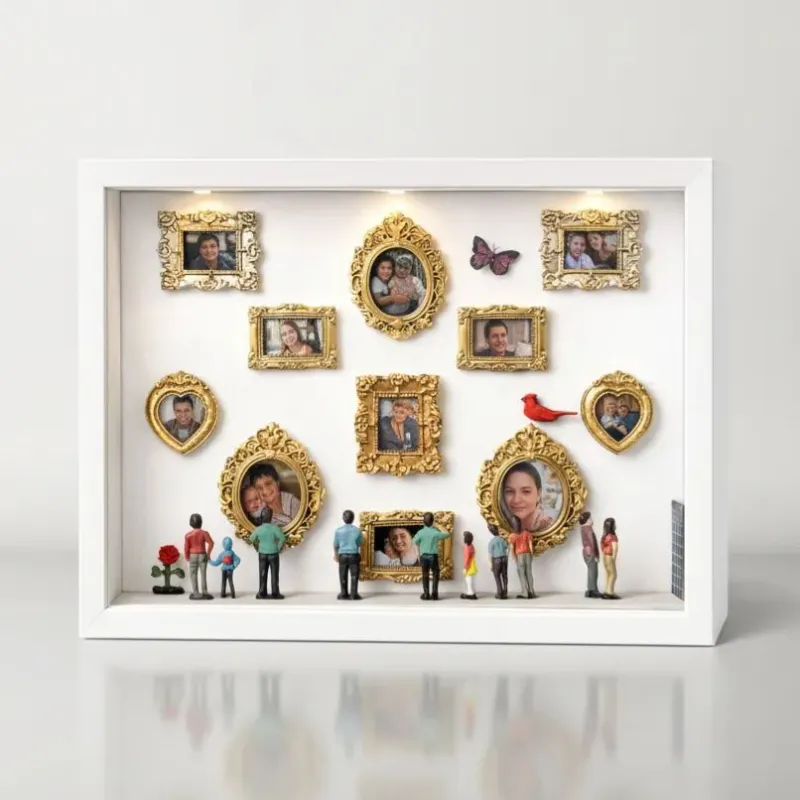Museum-style photo frame - Special gifts for couples/family/friends
