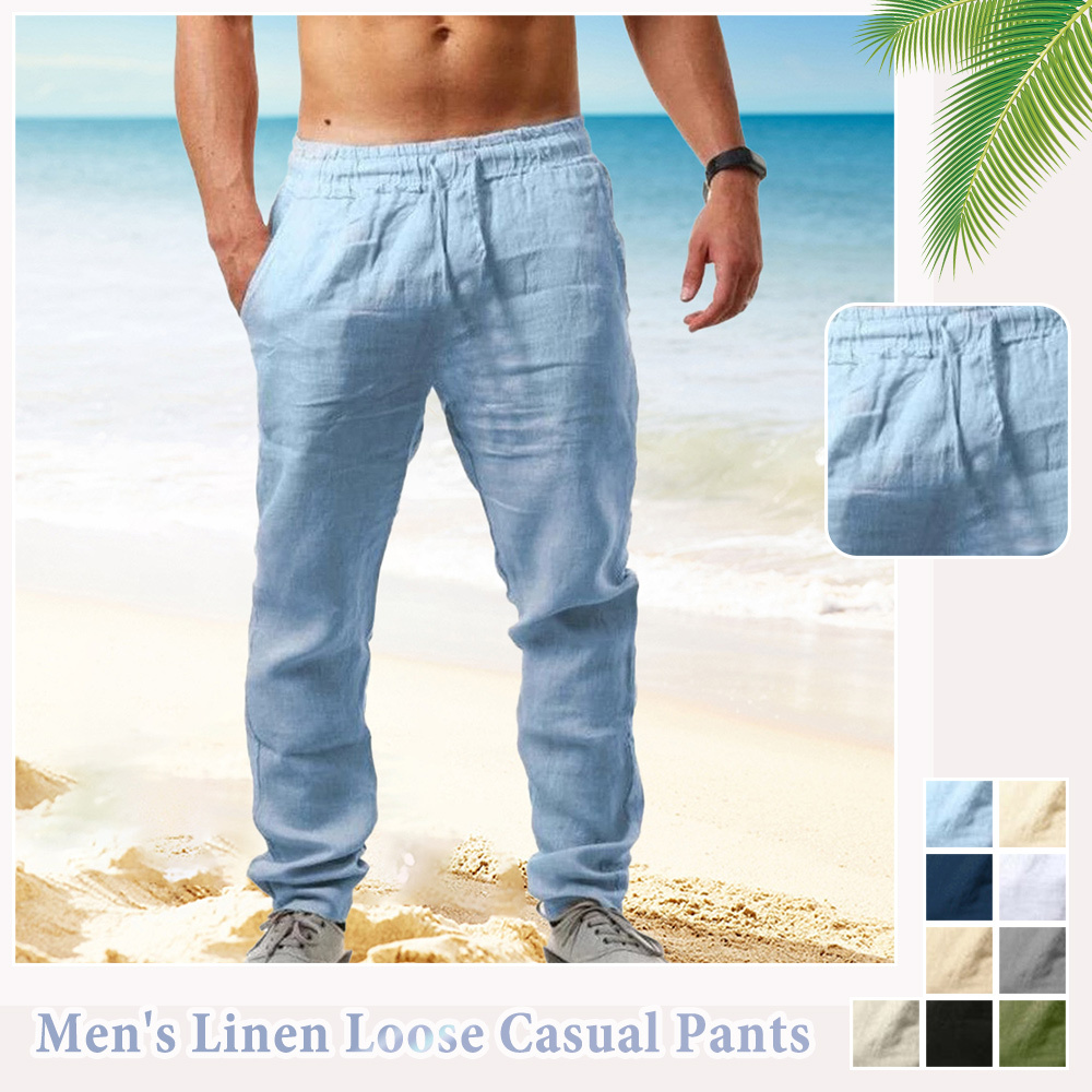 Alberchris™ New Men's Linen Loose Casual Pants