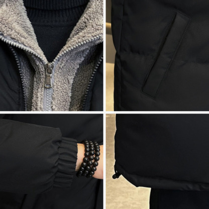 Alberchris™ Men's Polar Fleece Hooded Cotton Jacket