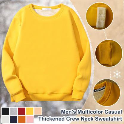 Alberchris™ Men's multi-color casual thickened round neck sweatshirt