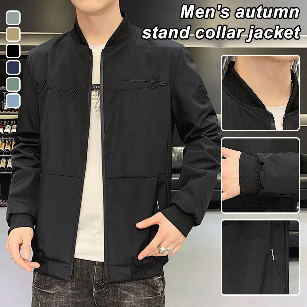 Alberchris™ Men's Autumn Stand Collar Zipper Jacket