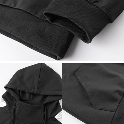 Alberchris™ New men's color-blocked long-sleeved jacket + sports trousers suit for spring and autumn