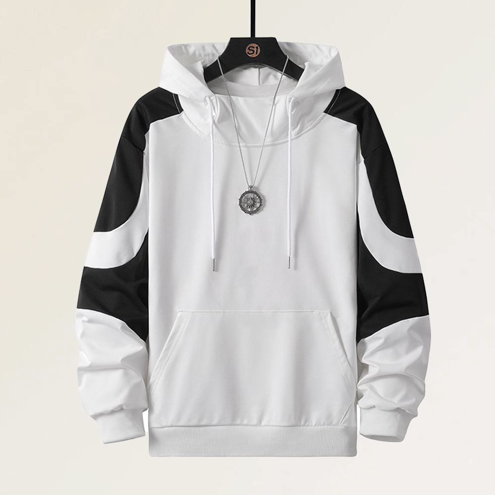 Alberchris™ New men's color-blocked long-sleeved jacket + sports trousers suit for spring and autumn