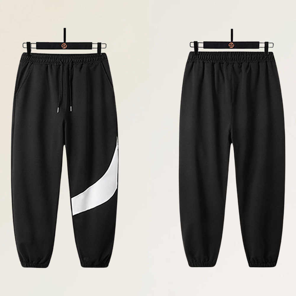 Alberchris™ New men's color-blocked long-sleeved jacket + sports trousers suit for spring and autumn